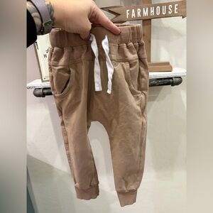 Little Bipsy Kids Joggers in Tan
